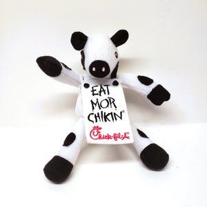 Chick-fil-A Cow EAT MOR CHIKIN More Chicken Plush 6" Stuffed Animal